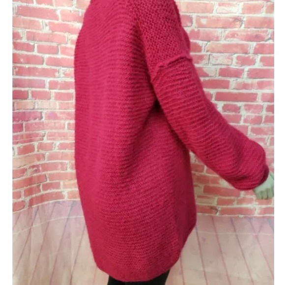Free People All Mine Raspberry Sweater - Picture 7 of 13
